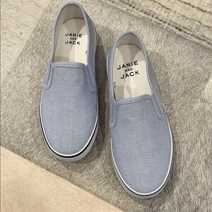 Janie and Jack Men's Light Blue Loafers